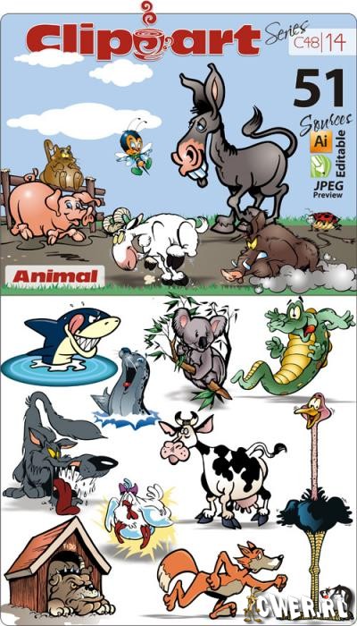 ClipArt Series C-14. Animal