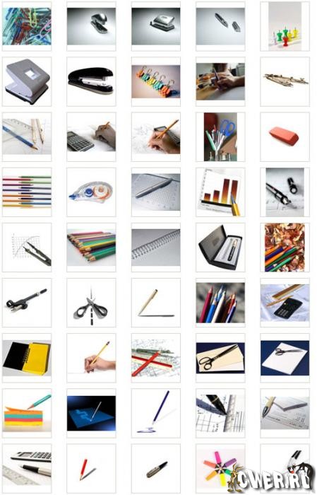 Office Tools & Drawing. Clipart