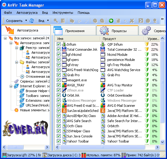 AnVir Task Manager 5.6.0 + Portable