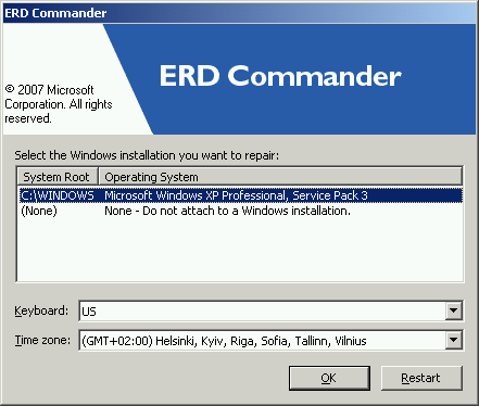 ERD Commander