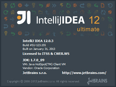 IntelliJ IDEA 12.0.3 Build 123.155 Ultimate Edition