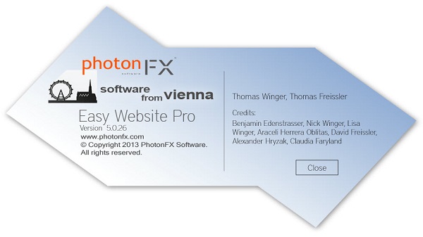 PhotonFX Easy Website Pro 5.0.26 Unlimited