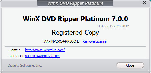 WinX DVD Ripper Platinum