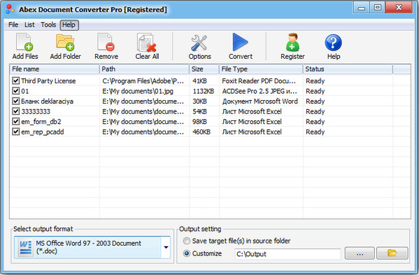 Abex Document Converter Pro