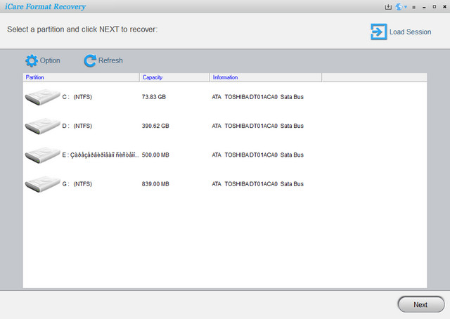 iCare Format Recovery