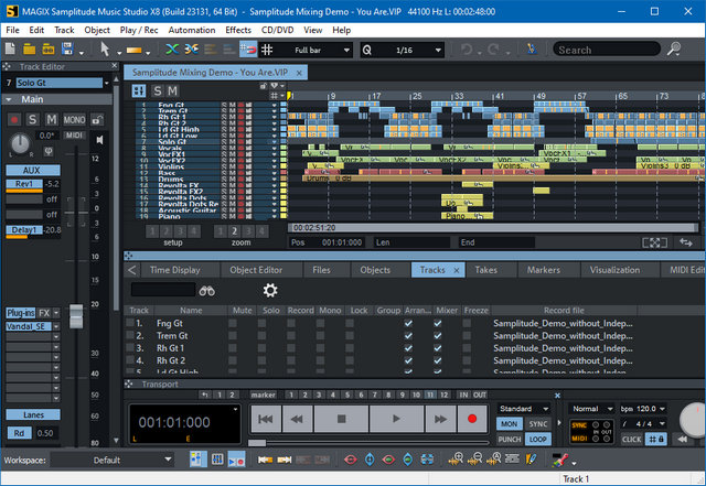 MAGIX Samplitude Music Studio