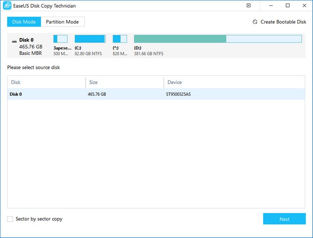EaseUS Disk Copy