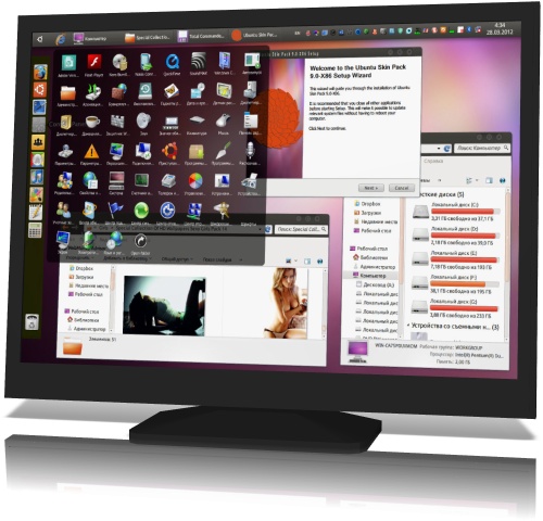 Ubuntu Skin Pack 9.0