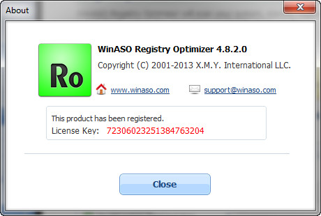 WinASO Registry Optimizer