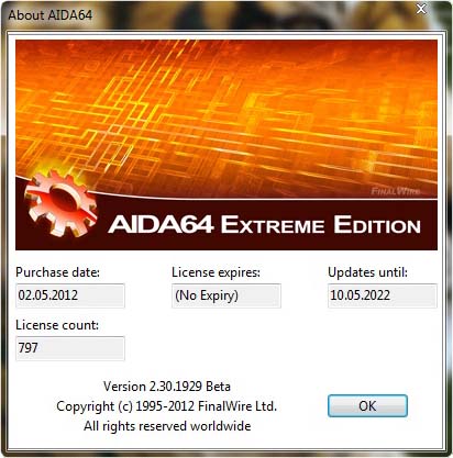 AIDA64 Extreme Edition | Business Edition 2.30.1929 Beta