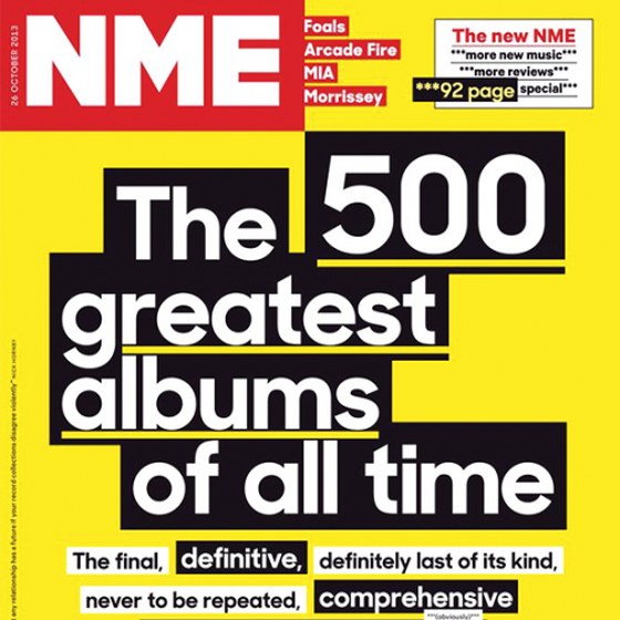 NME Top 500 Songs Of All Time (2014)