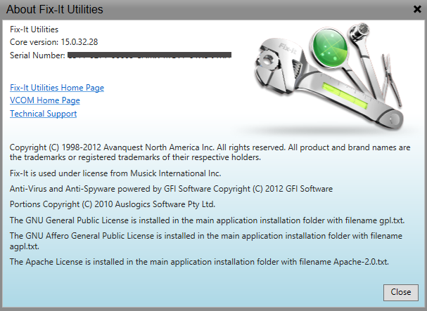 Fix-It Utilities Professional 15.0.32.38