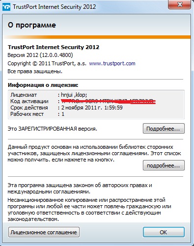 TrustPort Internet Security 2012