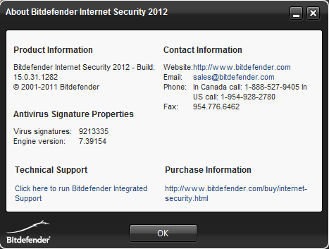 BitDefender Internet Security 2012