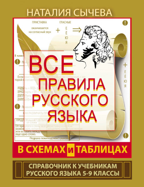 Наталия Сычева. Все правила русского языка в схемах и таблицах. 5–9 классы