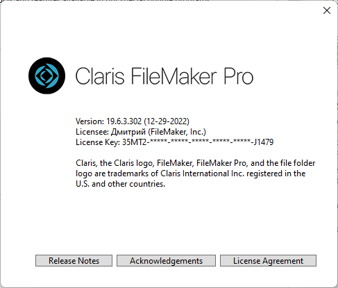 Claris FileMaker Pro 19.6.3.302