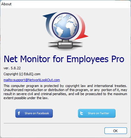 EduIQ Net Monitor for Employees Professional 5.8.22