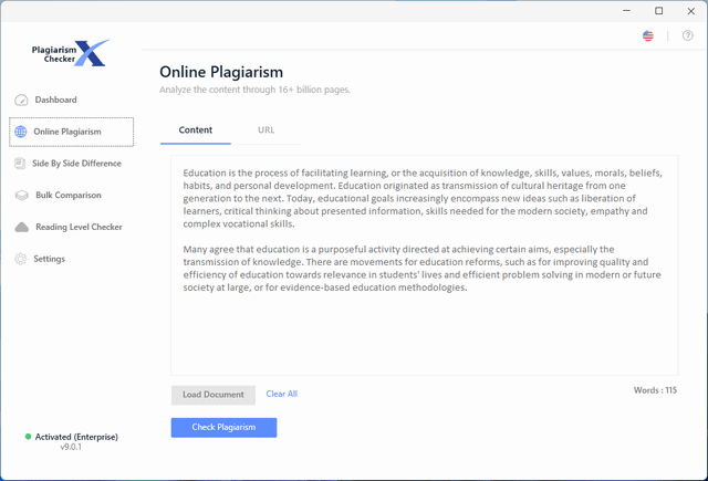 Plagiarism Checker X Enterprise