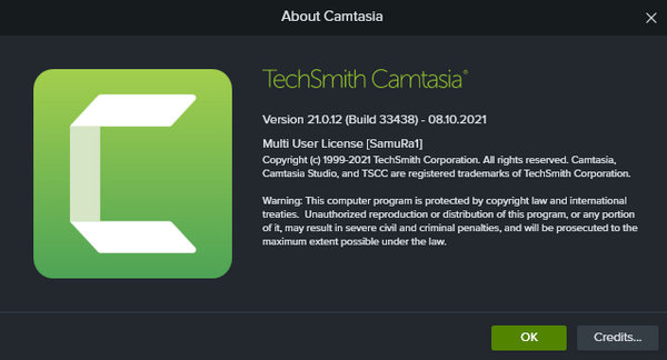 TechSmith Camtasia 2021.0.12 Build 33438