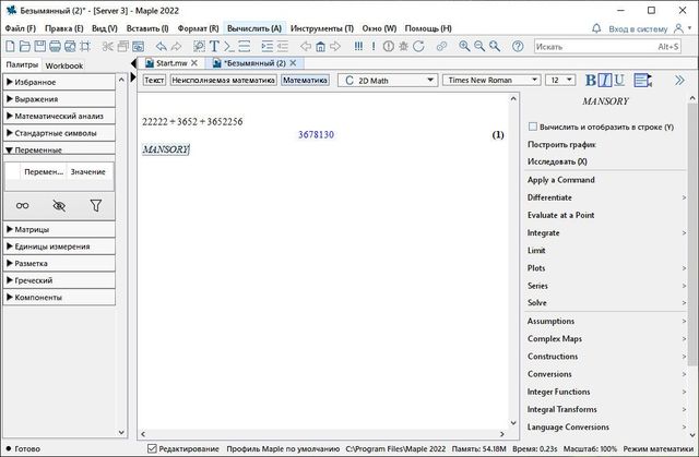 Maplesoft Maple 2022
