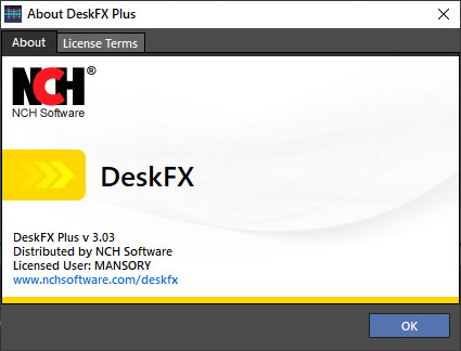 NCH DeskFX Audio Enhancer Plus 3.03