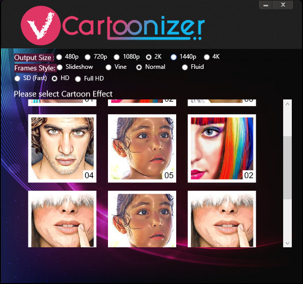 VCartoonizer 1.4.7 + Portable