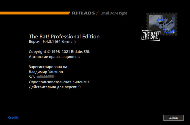 The Bat! Professional 9.4.3.1