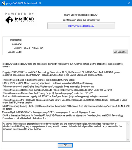 progeCAD 2021 Professional 21.0.2.17