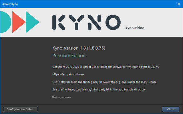 Lesspain Kyno Premium 1.8.0.75