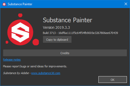 Allegorithmic Substance Painter 2019.3.3.3713