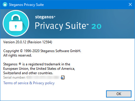 Steganos Privacy Suite 20.0.12 Revision 12594