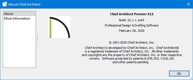 Chief Architect Premier / Interiors X12 v22.1.1.1