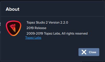 Topaz Studio 2.2.0