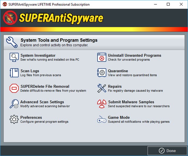 SUPERAntiSpyware Professional 8.0.1042