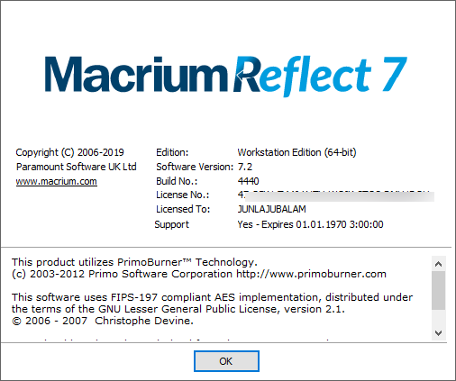 Macrium Reflect 7.2.4440 Workstation / Server / Server Plus