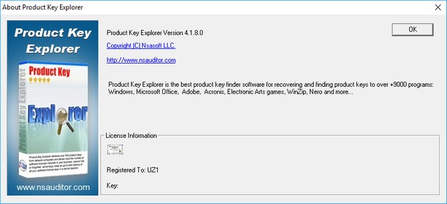Nsasoft Product Key Explorer 4.1.8.0 + Portable