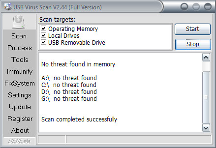 USB Virus Scan 2.44