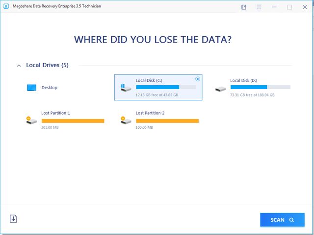 Magoshare Data Recovery 3.5 Technician / Enterprise / AdvancedPE