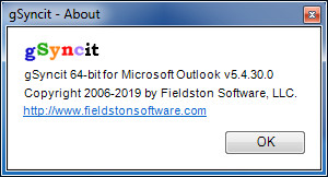 gSyncit for Microsoft Outlook 5.4.30.0