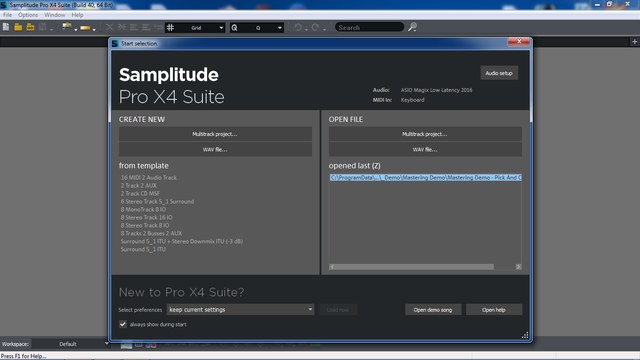 MAGIX Samplitude Pro X4 Suite 15.0.0.40