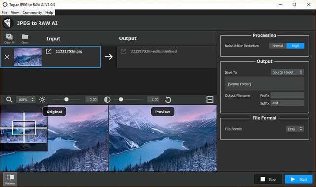 Topaz JPEG to RAW AI 1.0.3