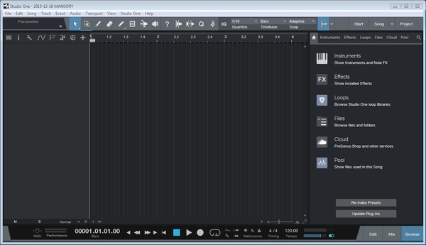 PreSonus Studio One Pro 3.2.0.36707