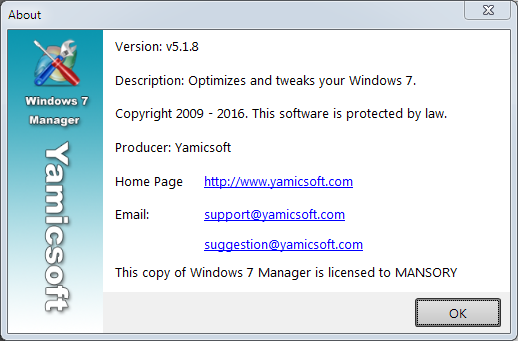 Windows 7 Manager 5.1.8 Final