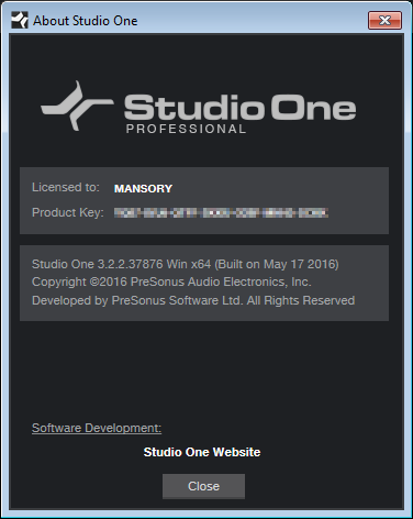 PreSonus Studio One Pro