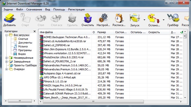 Internet Download Manager 6.28 Build 12 + Retail