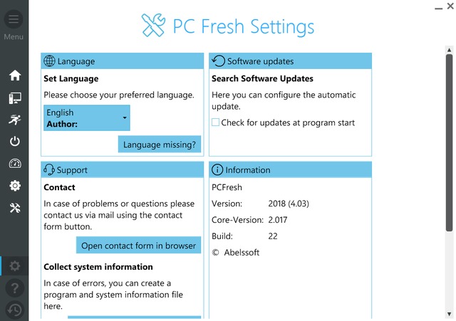 Abelssoft PC Fresh 2018 v4.03.22