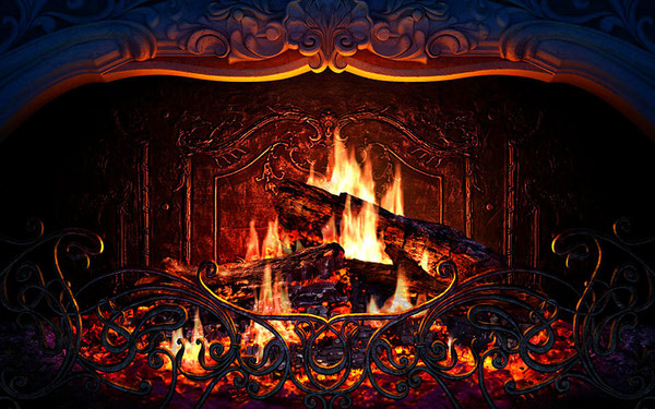 Fireplace 3D Screensaver