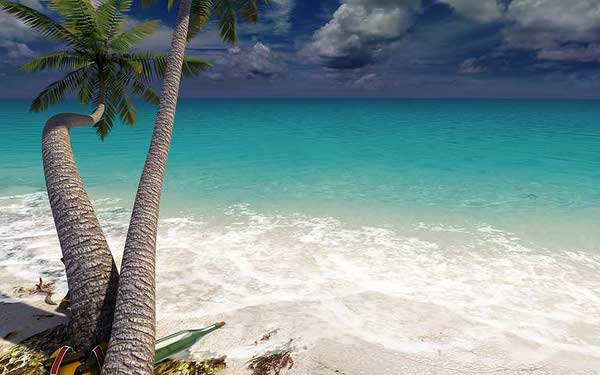 Sandy Beach 3D Screensaver