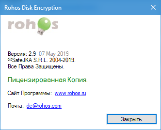 Rohos Disk Encryption