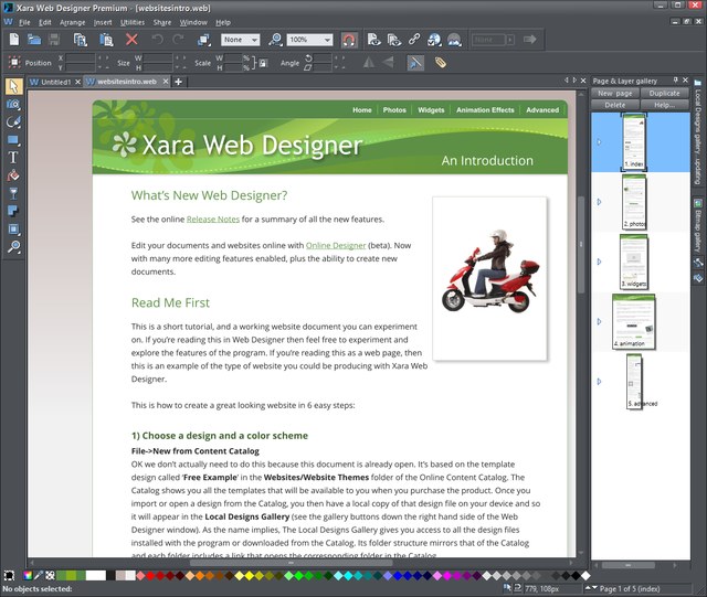 Xara Web Designer Premium